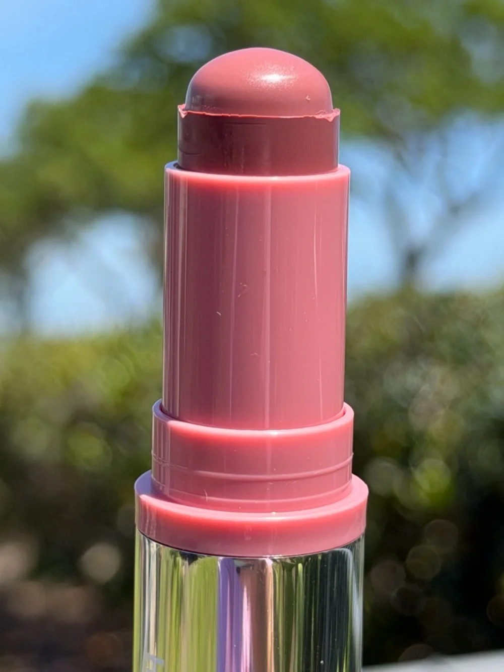 HAUS LABS By Lady Gaga Blush Balm Stick In Gassy Hibiscus (Deep Mauve)